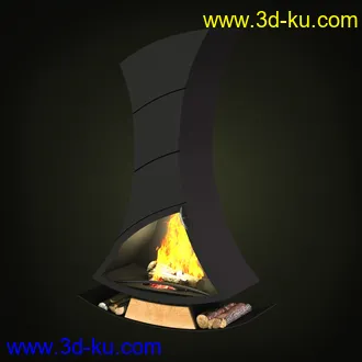 壁炉模型,火炉,暖炉,火堆,火炬,火石,光灯,木柴,取暖设备,照明设备,火模型合集的图片10