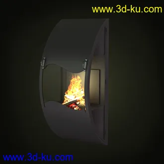 壁炉模型,火炉,暖炉,火堆,火炬,火石,光灯,木柴,取暖设备,照明设备,火模型合集的图片11