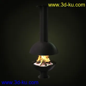 壁炉模型,火炉,暖炉,火堆,火炬,火石,光灯,木柴,取暖设备,照明设备,火模型合集的图片16