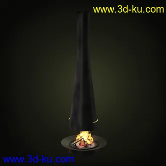壁炉模型,火炉,暖炉,火堆,火炬,火石,光灯,木柴,取暖设备,照明设备,火模型合集的图片19