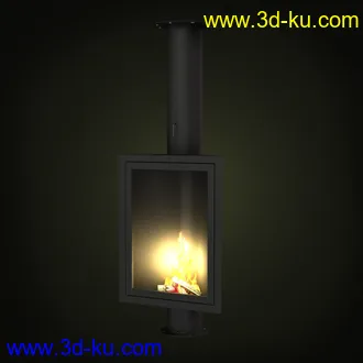壁炉模型,火炉,暖炉,火堆,火炬,火石,光灯,木柴,取暖设备,照明设备,火模型合集的图片22