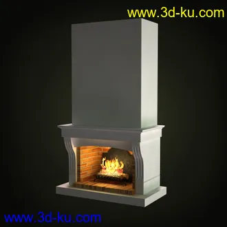 壁炉模型,火炉,暖炉,火堆,火炬,火石,光灯,木柴,取暖设备,照明设备,火模型合集的图片27