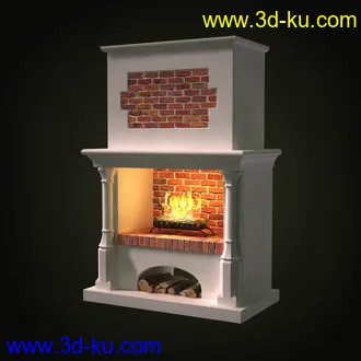壁炉模型 火炉 暖炉 火堆 火炬 火石 光灯 木柴 取暖设备 照明设备 火模型合集