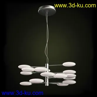 吊灯模型,水晶灯,舞台灯,壁灯,吸顶灯,手术灯,镭射灯,激光灯,艺术灯,灯饰模型合集的图片54