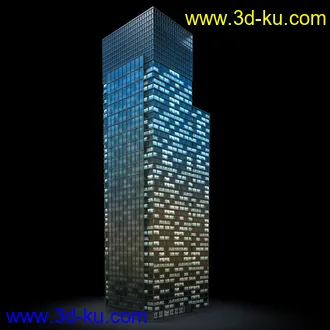 夜晚摩天大楼,夜晚高楼大厦,灯光大厦,商业大厦,高层建筑,大厦夜境,建筑模型合的图片