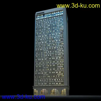 夜晚摩天大楼,夜晚高楼大厦,灯光大厦,商业大厦,高层建筑,大厦夜境,建筑模型合的图片