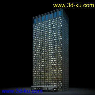 夜晚摩天大楼,夜晚高楼大厦,灯光大厦,商业大厦,高层建筑,大厦夜境,建筑模型合的图片