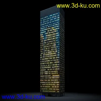 夜晚摩天大楼,夜晚高楼大厦,灯光大厦,商业大厦,高层建筑,大厦夜境,建筑模型合的图片