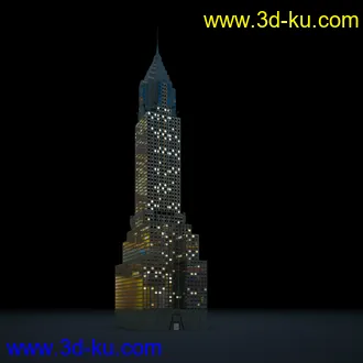夜晚摩天大楼,夜晚高楼大厦,灯光大厦,商业大厦,高层建筑,大厦夜境,建筑模型合的图片