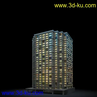 夜晚摩天大楼,夜晚高楼大厦,灯光大厦,商业大厦,高层建筑,大厦夜境,建筑模型合的图片