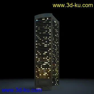 夜晚摩天大楼,夜晚高楼大厦,灯光大厦,商业大厦,高层建筑,大厦夜境,建筑模型合的图片