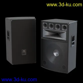 麦克风,音箱模型,话筒,落地三脚架,低音炮,打碟机,扩音器,DJ控制器,迪吧音响设备模型合集的图片