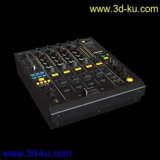 麦克风,音箱模型,话筒,落地三脚架,低音炮,打碟机,扩音器,DJ控制器,迪吧音响设备模型合集的图片