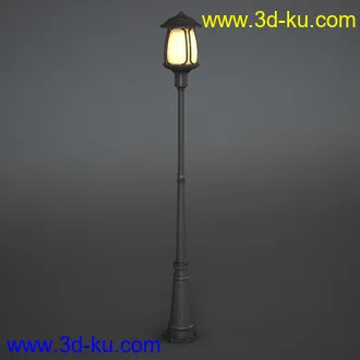 路灯模型,庭院灯模型,别墅灯,街灯,古堡灯,铜灯,仿古灯,灯饰模型合集的图片4
