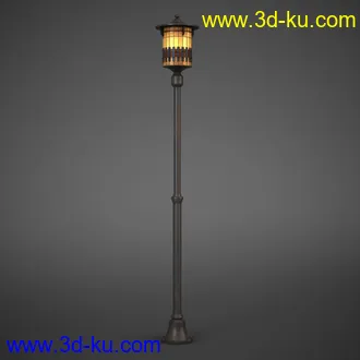 路灯模型,庭院灯模型,别墅灯,街灯,古堡灯,铜灯,仿古灯,灯饰模型合集的图片5