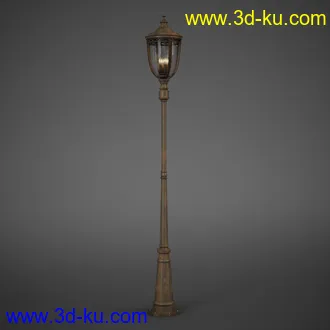路灯模型,庭院灯模型,别墅灯,街灯,古堡灯,铜灯,仿古灯,灯饰模型合集的图片7