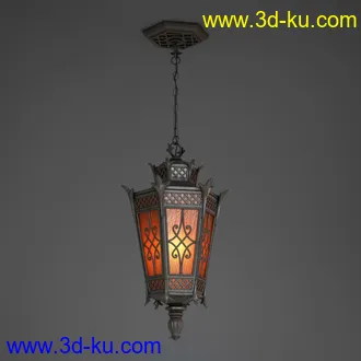 吊灯模型,挂灯,铜灯,铁链灯,天花灯,油灯,复古灯,城堡灯,灯饰模型合集的图片