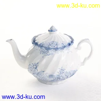 茶壶,茶杯,陶瓷壶,酒瓶,酒杯,马克杯,水杯,咖啡杯,汤锅,餐具模型合集的图片2