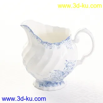 茶壶,茶杯,陶瓷壶,酒瓶,酒杯,马克杯,水杯,咖啡杯,汤锅,餐具模型合集的图片4