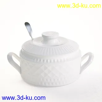 茶壶,茶杯,陶瓷壶,酒瓶,酒杯,马克杯,水杯,咖啡杯,汤锅,餐具模型合集的图片5
