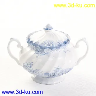 茶壶,茶杯,陶瓷壶,酒瓶,酒杯,马克杯,水杯,咖啡杯,汤锅,餐具模型合集的图片12