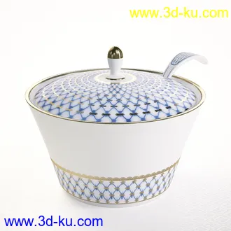 茶壶,茶杯,陶瓷壶,酒瓶,酒杯,马克杯,水杯,咖啡杯,汤锅,餐具模型合集的图片13