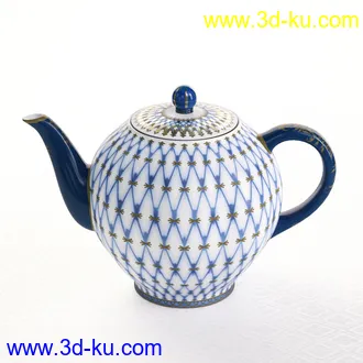 茶壶,茶杯,陶瓷壶,酒瓶,酒杯,马克杯,水杯,咖啡杯,汤锅,餐具模型合集的图片16