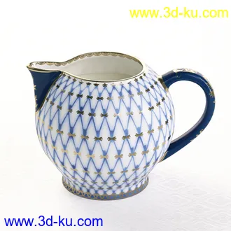茶壶,茶杯,陶瓷壶,酒瓶,酒杯,马克杯,水杯,咖啡杯,汤锅,餐具模型合集的图片17