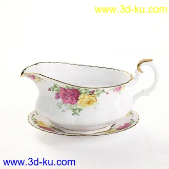 茶壶,茶杯,陶瓷壶,酒瓶,酒杯,马克杯,水杯,咖啡杯,汤锅,餐具模型合集的图片22
