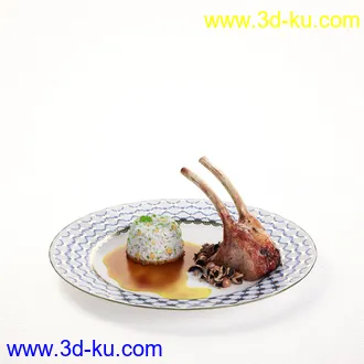 陶瓷菜盘,平盘,圆盘,面包,葡萄,饼干,肉,菜肴,汤,水果盘,糕点,餐具,食物模型合集的图片