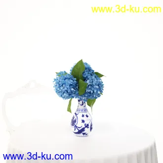 花瓶模型,玫瑰花模型,花束模型,路引花,绢花,仿真绣球花,假花模型的图片