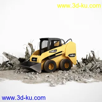 挖掘机,挖土机,推土机,装载机,铲车,压实机,填土夯实机,轮式,履带式,工程车模型合集的图片