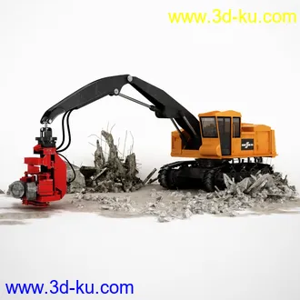 自卸车,运矿卡车,运输车,轮式铲运机,移动皮带输送机,胶轮压路机,破拆车,破碎机,工程车模型合集的图片