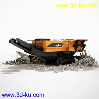 自卸车,运矿卡车,运输车,轮式铲运机,移动皮带输送机,胶轮压路机,破拆车,破碎机,工程车模型合集的图片