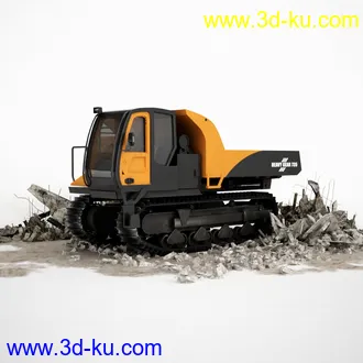 自卸车,运矿卡车,运输车,轮式铲运机,移动皮带输送机,胶轮压路机,破拆车,破碎机,工程车模型合集的图片