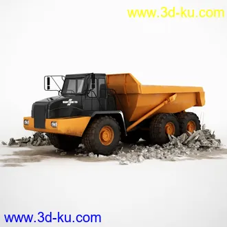 自卸车,运矿卡车,运输车,轮式铲运机,移动皮带输送机,胶轮压路机,破拆车,破碎机,工程车模型合集的图片