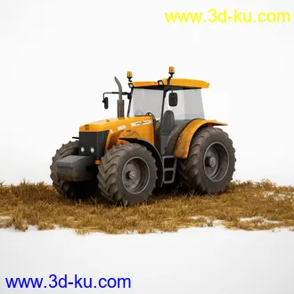 农用拖拉机,拖车,装载车,卡车,收割机,铲车,挖掘机,割草机,播种机,装卸机,工程车模型合集的图片4