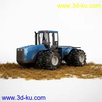 农用拖拉机,拖车,装载车,卡车,收割机,铲车,挖掘机,割草机,播种机,装卸机,工程车模型合集的图片9