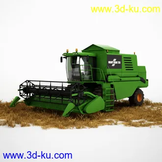 农用拖拉机,拖车,装载车,卡车,收割机,铲车,挖掘机,割草机,播种机,装卸机,工程车模型合集的图片11