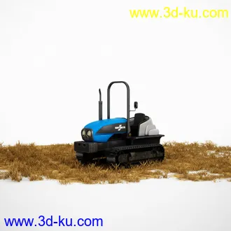 农用拖拉机,拖车,装载车,卡车,收割机,铲车,挖掘机,割草机,播种机,装卸机,工程车模型合集的图片15