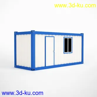 卡车车箱,集装箱,简易铁皮屋,水泥管,水泥板,提示牌,木材,木板,木箱,铁管,建筑工程模型合集的图片