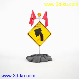 卡车车箱,集装箱,简易铁皮屋,水泥管,水泥板,提示牌,木材,木板,木箱,铁管,建筑工程模型合集的图片