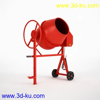 草料,砖头,水泥,铁围栏,电线,起重机,吊机,混凝土搅拌机,除尘加湿机,施工,工程物品模型合集的图片8