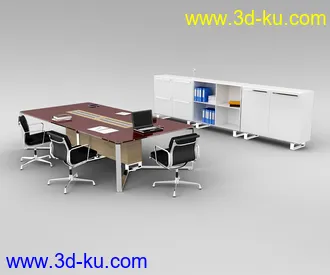 办公室场景,桌子,椅子,组合家具,饮水机,文件夹,书笔,电脑,打印机,员工桌,办公桌,会议桌,办公物品模型