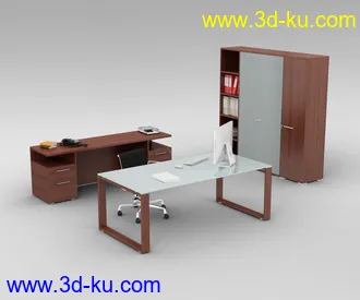 办公室场景,桌子,椅子,组合家具,饮水机,文件夹,书笔,电脑,打印机,员工桌,办公桌,会议桌,办公物品模型