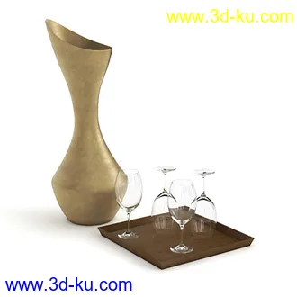 装饰瓶子,红酒杯,陶器,相册,蜡烛,礼物盒,箱子,文件夹,罐子,室内物品模型合集的图片