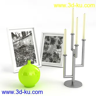 装饰瓶子,红酒杯,陶器,相册,蜡烛,礼物盒,箱子,文件夹,罐子,室内物品模型合集的图片