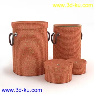 地球仪,竹篓,收纳桶,玩具汽车,玩具船,蛋糕,假花,花瓶,石头,饰品模型合集的图片2