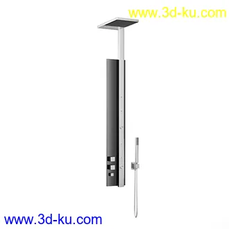 卫生间模型,马桶,洗脸盘,水龙头,阀门,浴缸,淋浴器,花洒套装,浴室,厕所模型合集的图片