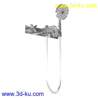 卫生间模型,马桶,洗脸盘,水龙头,阀门,浴缸,淋浴器,花洒套装,浴室,厕所模型合集的图片